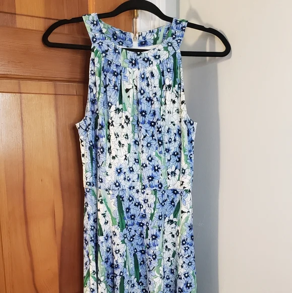 Tommy Hilfiger Women's Halter Floral Midi Dress